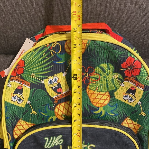 🆕SpongeBob SquarePants Backpack Nickelodeon Resorts Punta Cana 🍍 - Picture 15 of 16